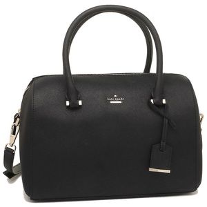 Kate Spade Black Cameron Street Mega Lane Leather